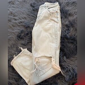 Abercrombie & Fitch Light Blue Boyfriend Jeans